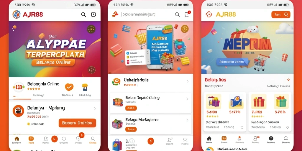 Tampilan antarmuka utama AJR88 yang ramah pengguna.