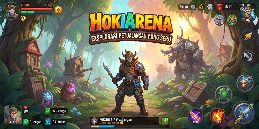 Antarmuka intuitif dan grafis yang memikat di HOKIARENA.