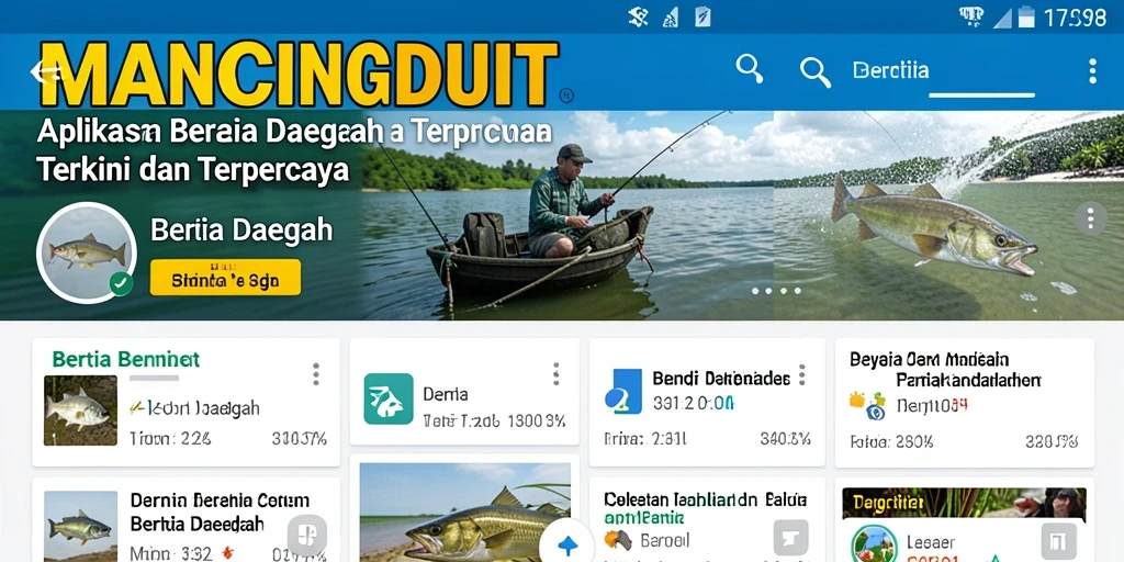 Tampilan antarmuka MANCINGDUIT yang responsif dan informatif.